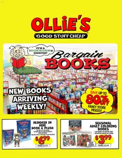 Ad Preview of Ollie's Books Ad from 11/11/2025