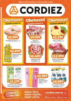 Vista previa del folleto de la tienda Cordiez válido desde el 13/11/2025 