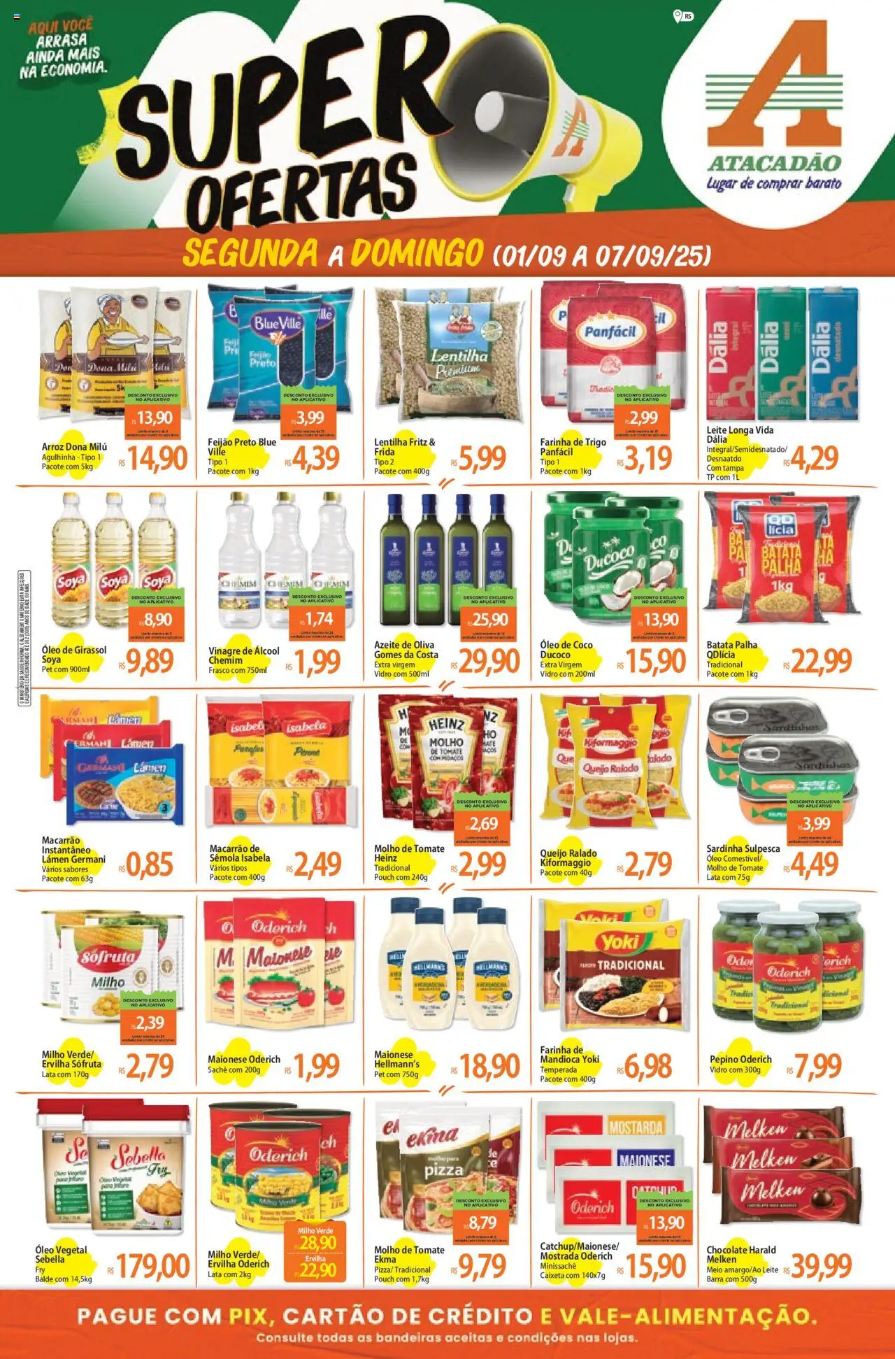 Atacadão folheto "Ofertas - RS" válido a partir de 01/09/2025 - número de página 1