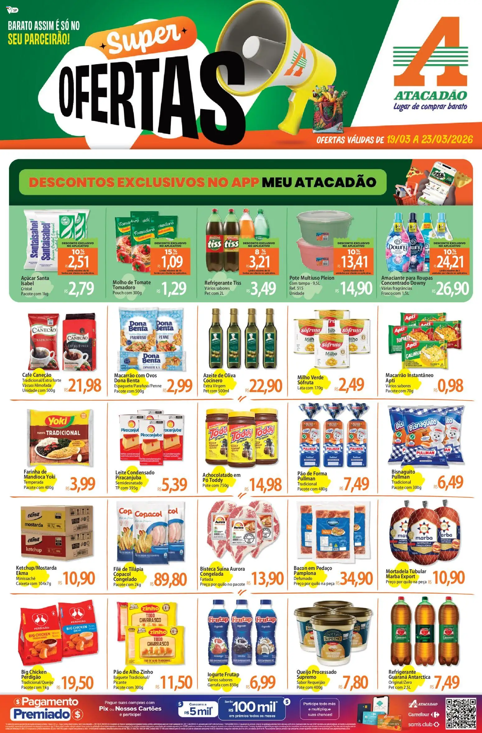 Pré-Visualização do folheto "Atacadão ofertas - SP" da loja Atacadão válido a partir de 19/03/2026