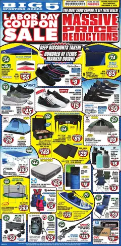 Ad Preview of Big 5 Sporting Goods Weekly Ad from 08/26/2025