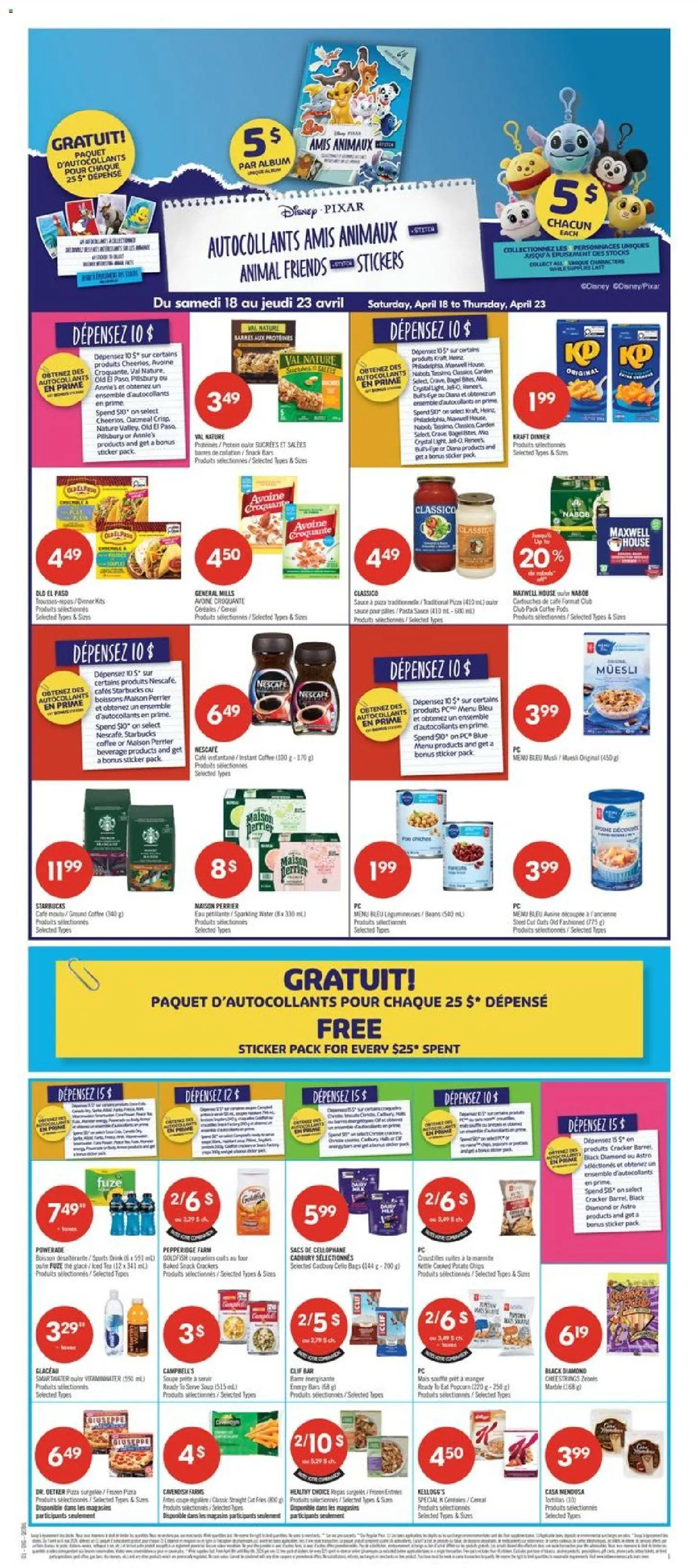 Preview of leaflet Pharmaprix weekly flyer / circulaire from shop Pharmaprix is valid from Apr 17, 2026