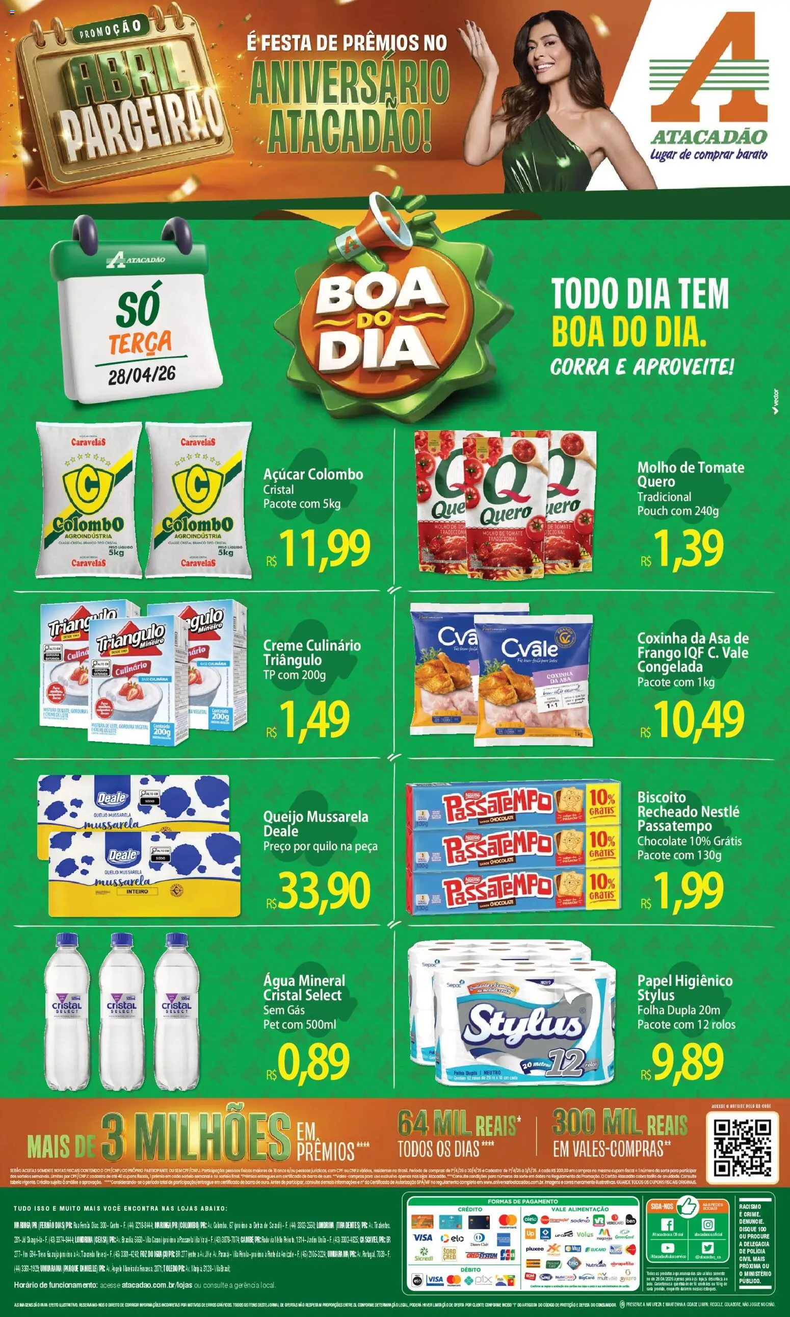 Pré-Visualização do folheto "Atacadão ofertas - PR" da loja Atacadão válido a partir de 28/04/2026