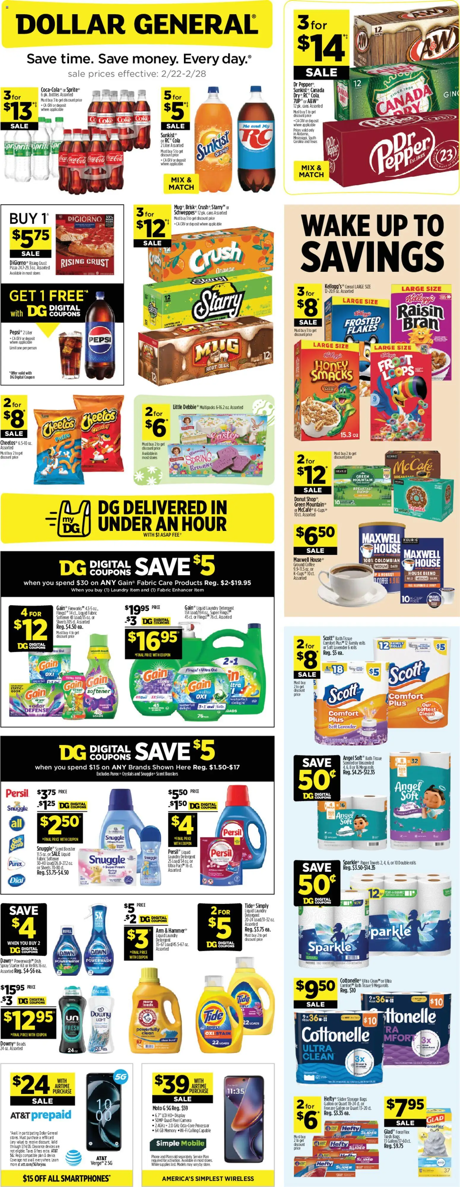 Ad Preview of Dollar General Weekly Ad - TX from 02/22/2026