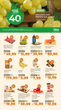 Pré-Visualização do folheto "Ofertas da semana" da loja Oba Hortifruti válido a partir de 03/02/2026