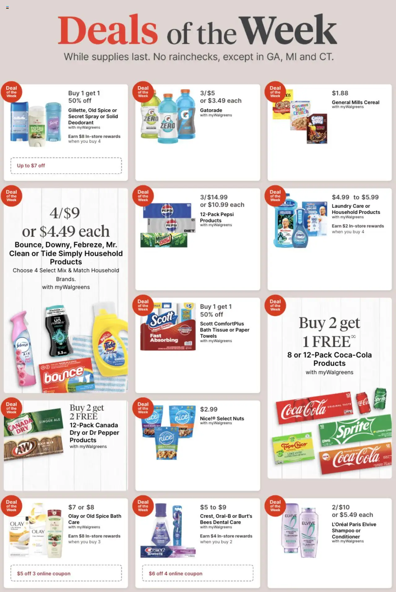 Walgreens Weekly Ad from 07/27/2025 >> Circular, Flyer - Page number 1
