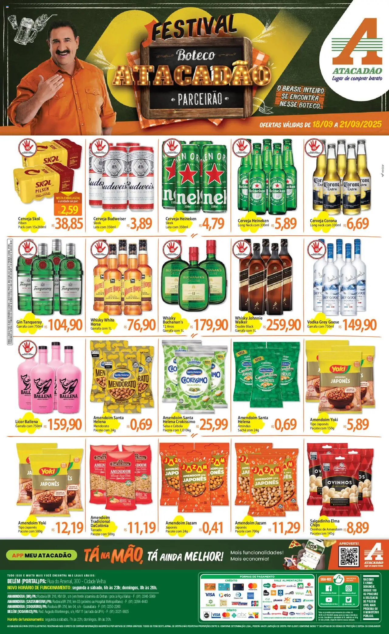 Atacadão folheto "Ofertas - PA" válido a partir de 18/09/2025 - número de página 1