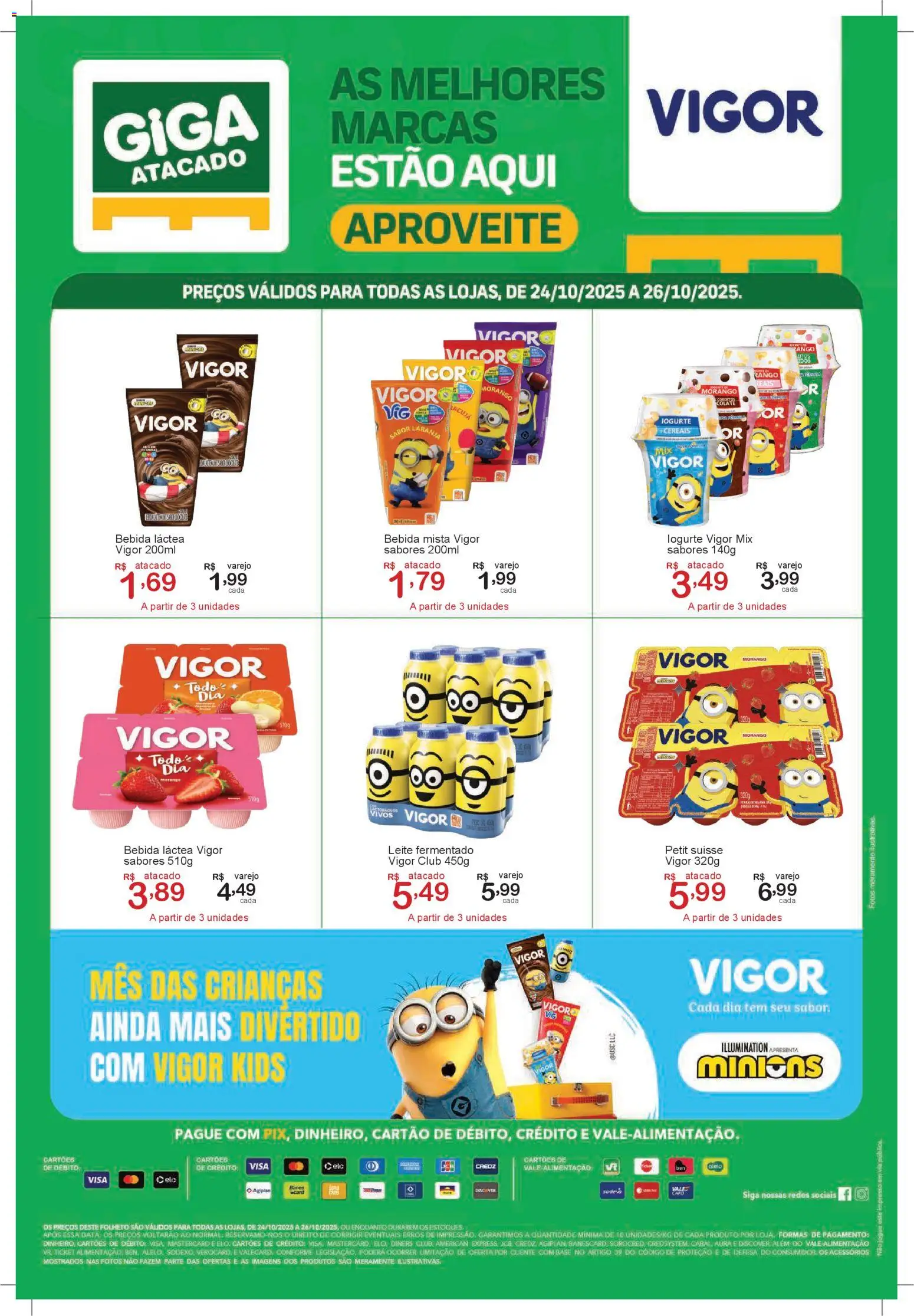GIGA Atacado folheto "Ofertas Vigor " válido a partir de 24/10/2025 - número de página 1