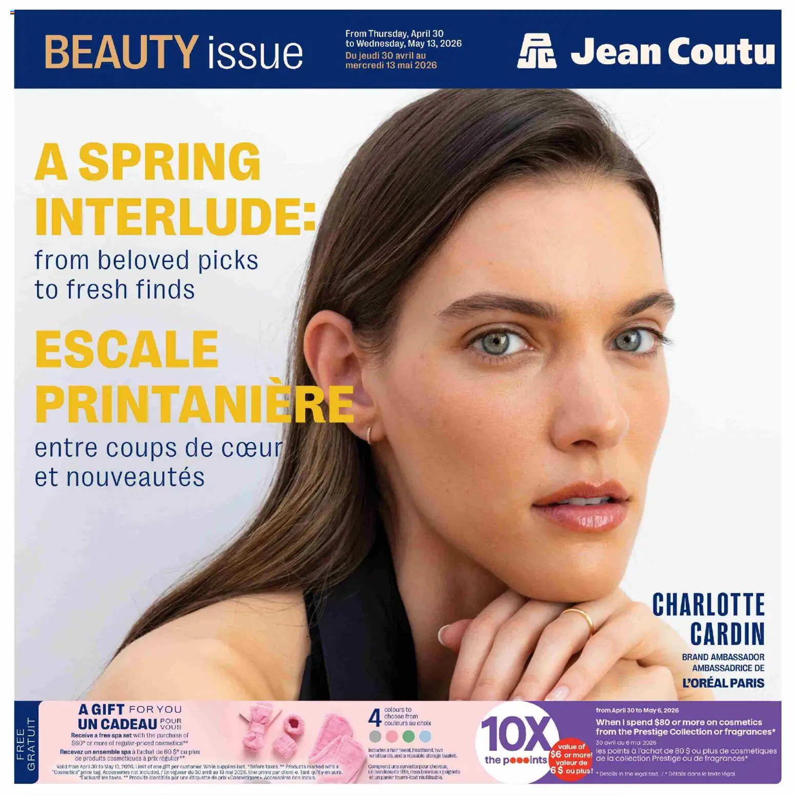 Preview of leaflet Jean Coutu flyer - Beauty Issue from shop Jean Coutu is valid from Apr 30, 2026
