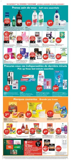 Preview of leaflet Weekly flyer / circulaire from shop Pharmaprix is valid from Nov 01, 2025 | Page: 20