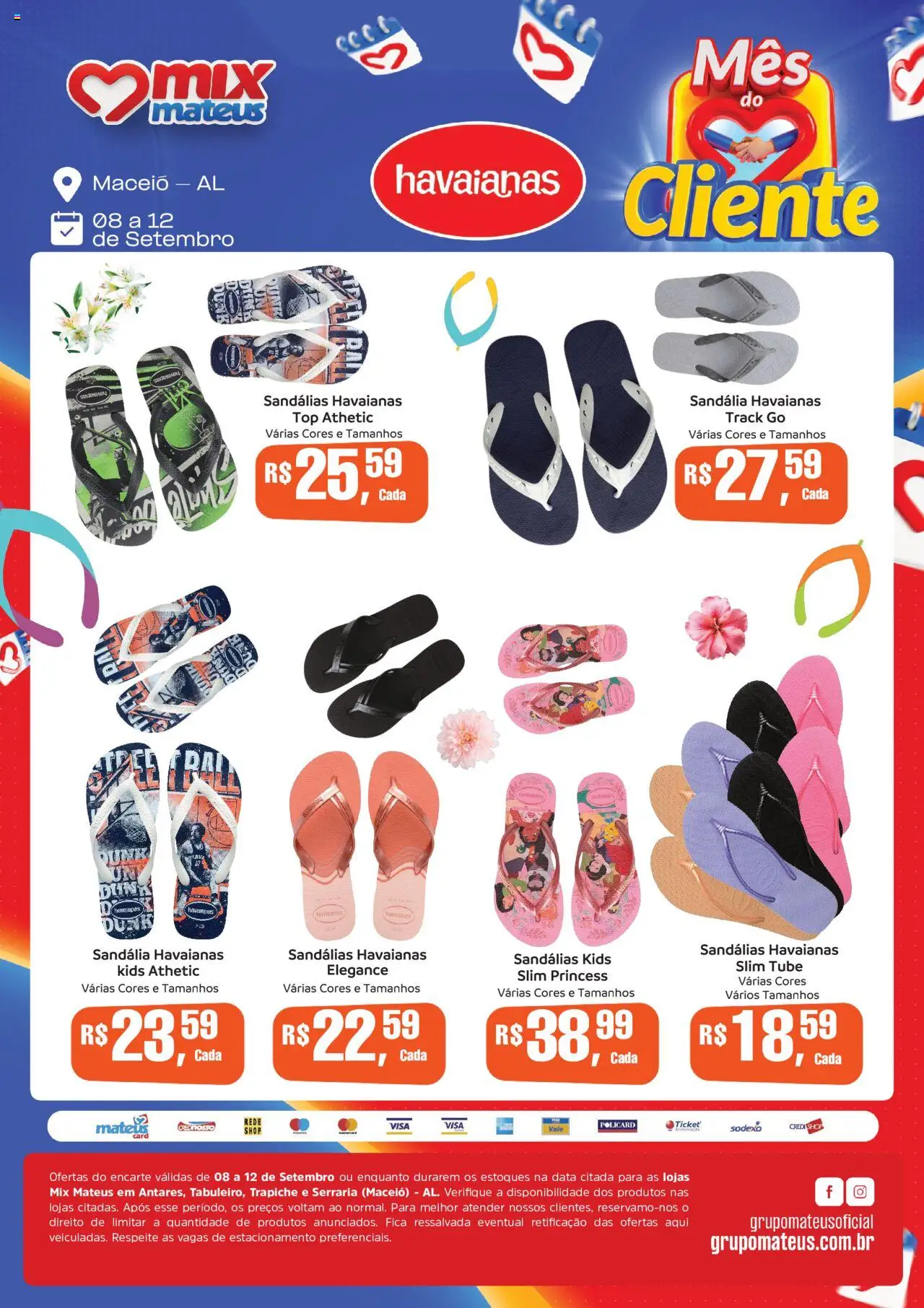 Mateus folheto "Ofertas Grandes Marcas" válido a partir de 08/09/2025 - número de página 1
