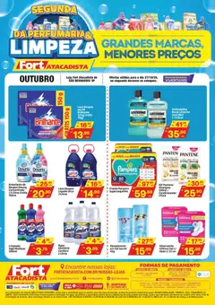 Pré-Visualização do folheto "Ofertas Segunda da Limpeza e Perfumaria" da loja Fort Atacadista válido a partir de 26/10/2025