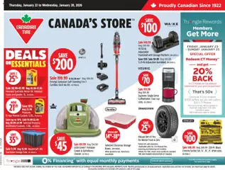 Preview of leaflet Weekly Flyer from shop Canadian Tire is valid from Jan 22, 2026
