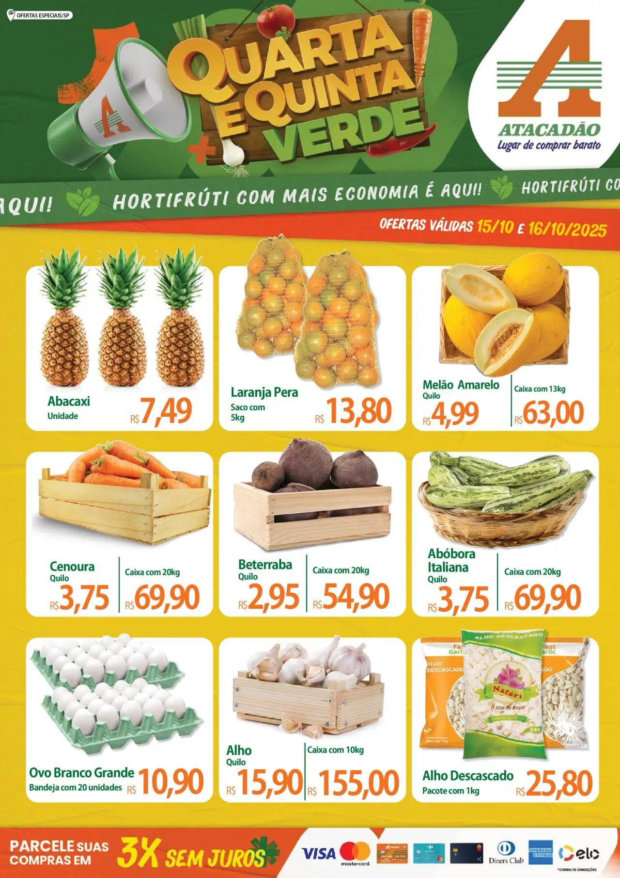 Atacadão folheto "Ofertas - SP" válido a partir de 15/10/2025 - número de página 1