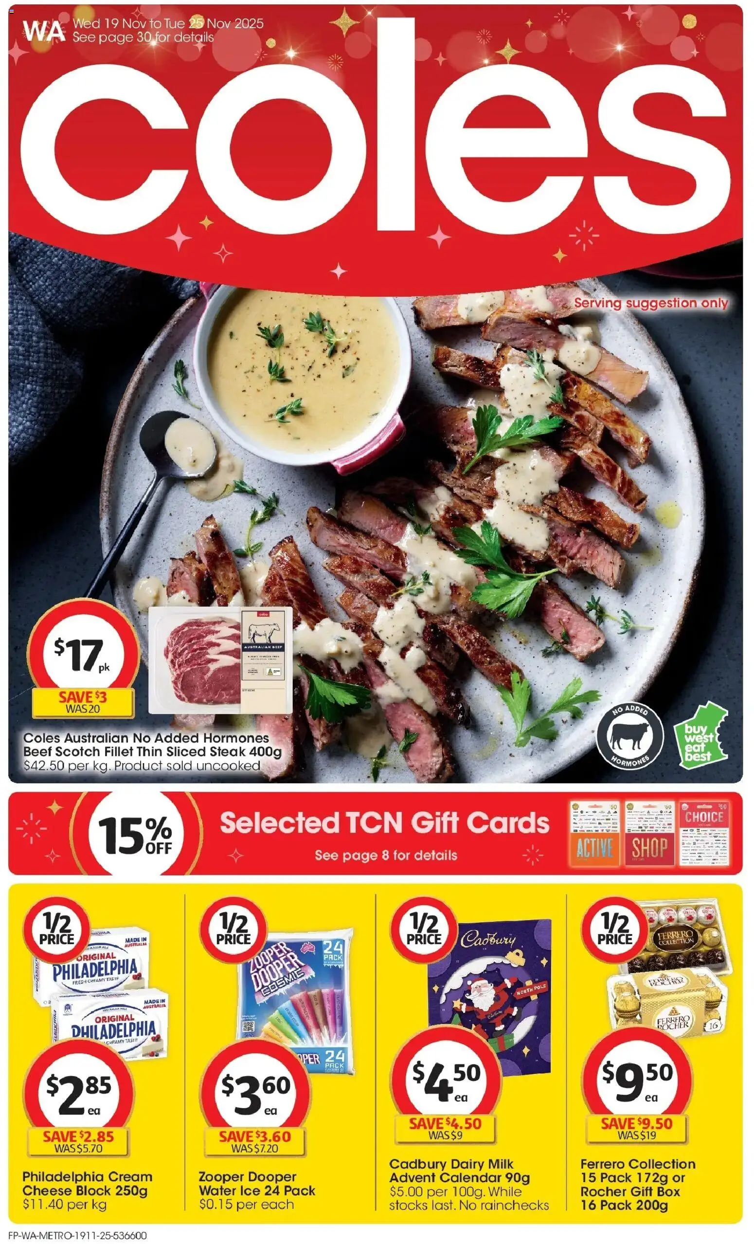 Preview of catalogue Coles Catalogue - 19th November from shop Coles valid 18/11/2025