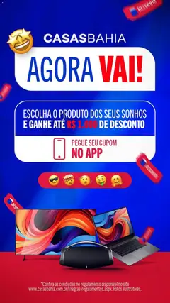 Pré-Visualização do folheto "Promoções" da loja Casas Bahia válido a partir de 30/01/2026