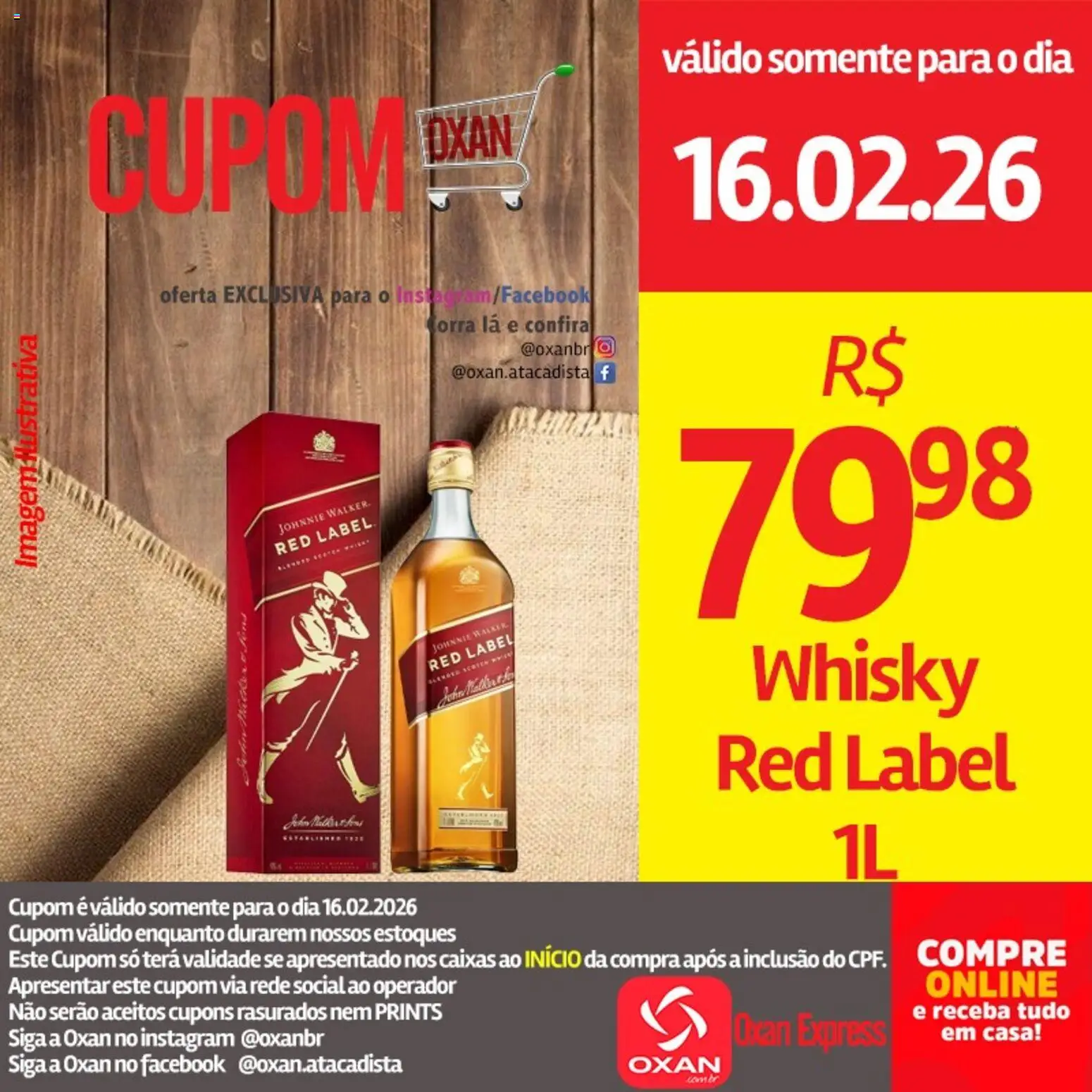 Pré-Visualização do folheto "Ofertas da semana" da loja Oxan Atacadista válido a partir de 16/02/2026