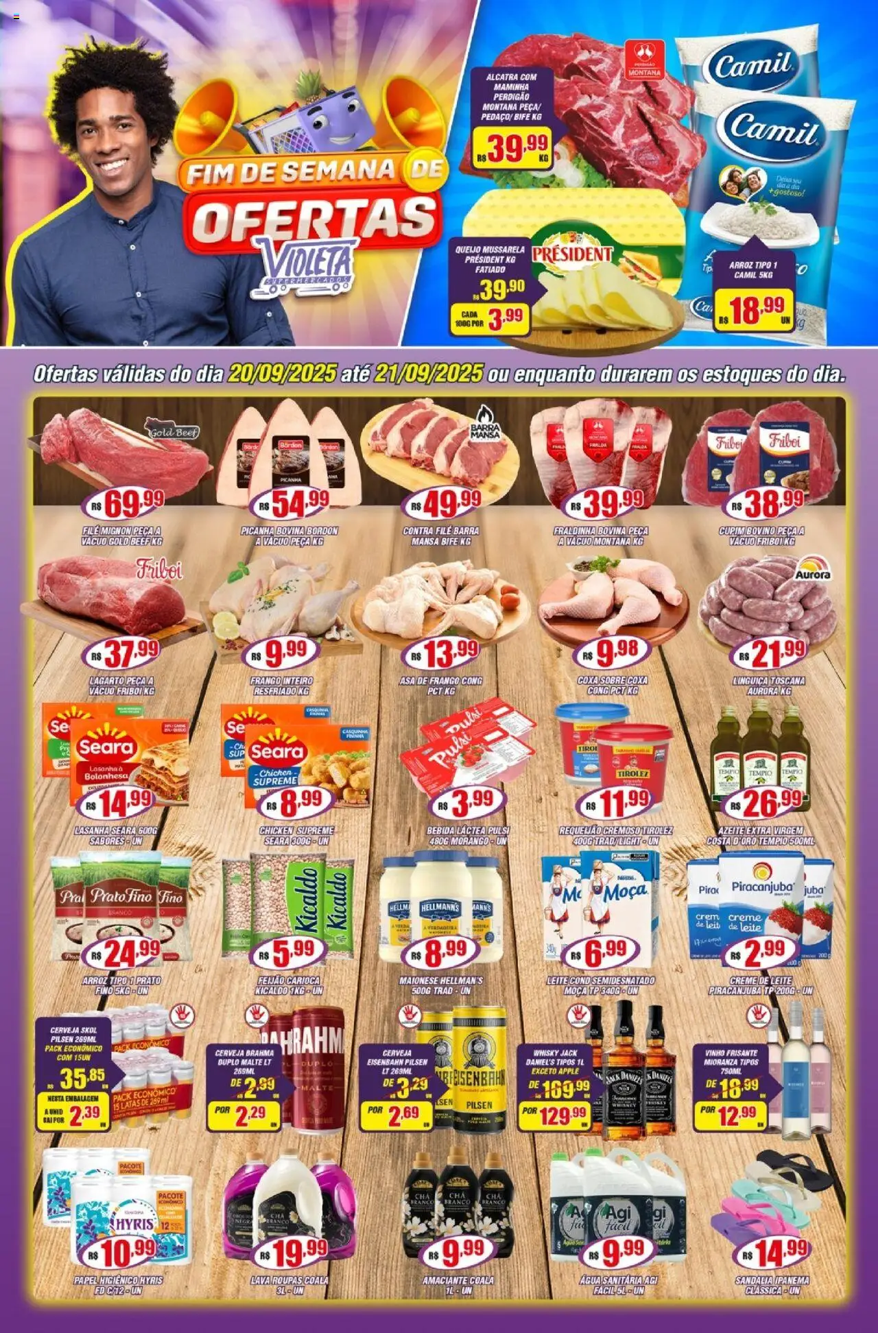 Violeta Supermercados folheto "Ofertas da semana" válido a partir de 20/09/2025 - número de página 1