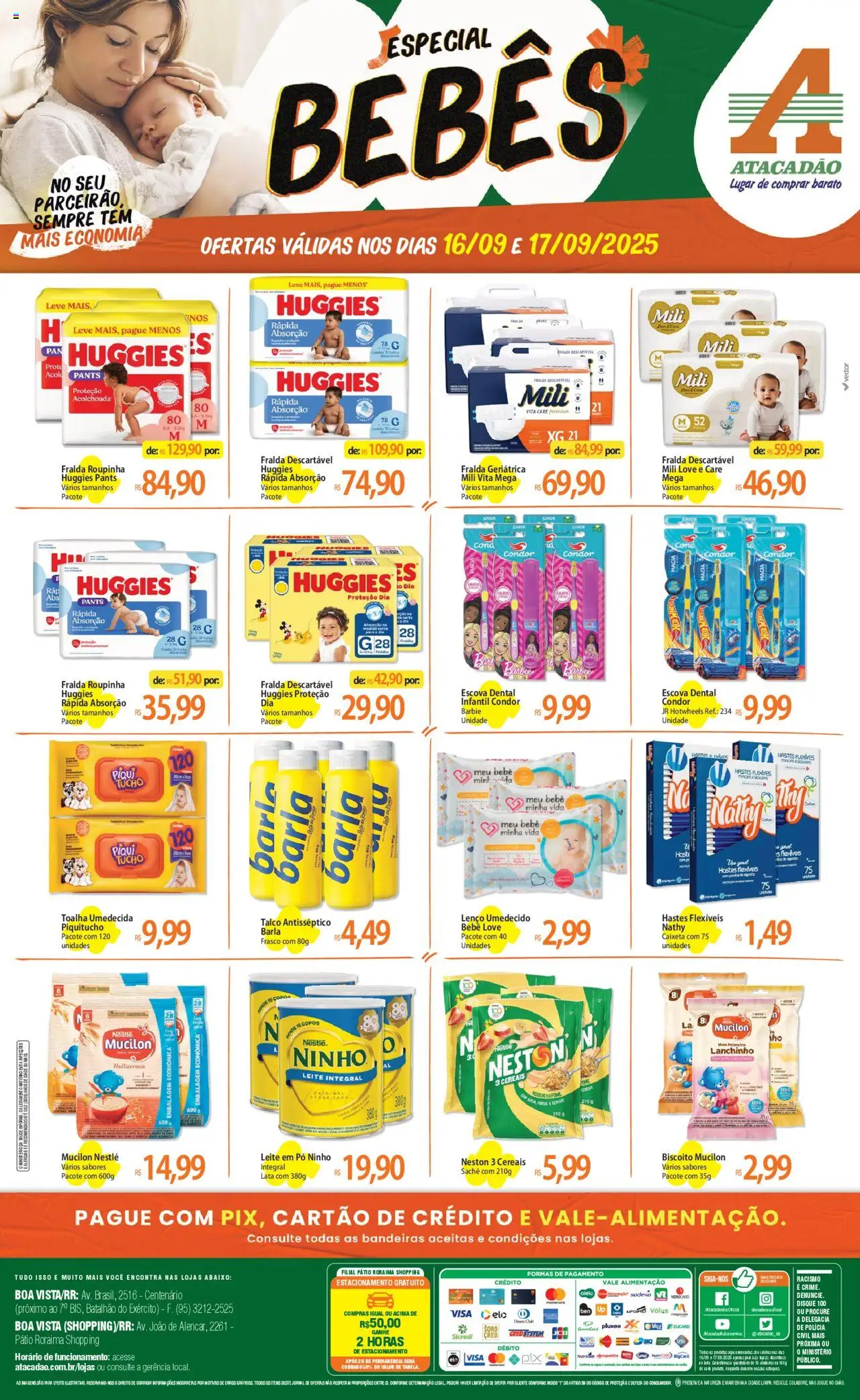 Atacadão folheto "Ofertas - RR" válido a partir de 16/09/2025 - número de página 1