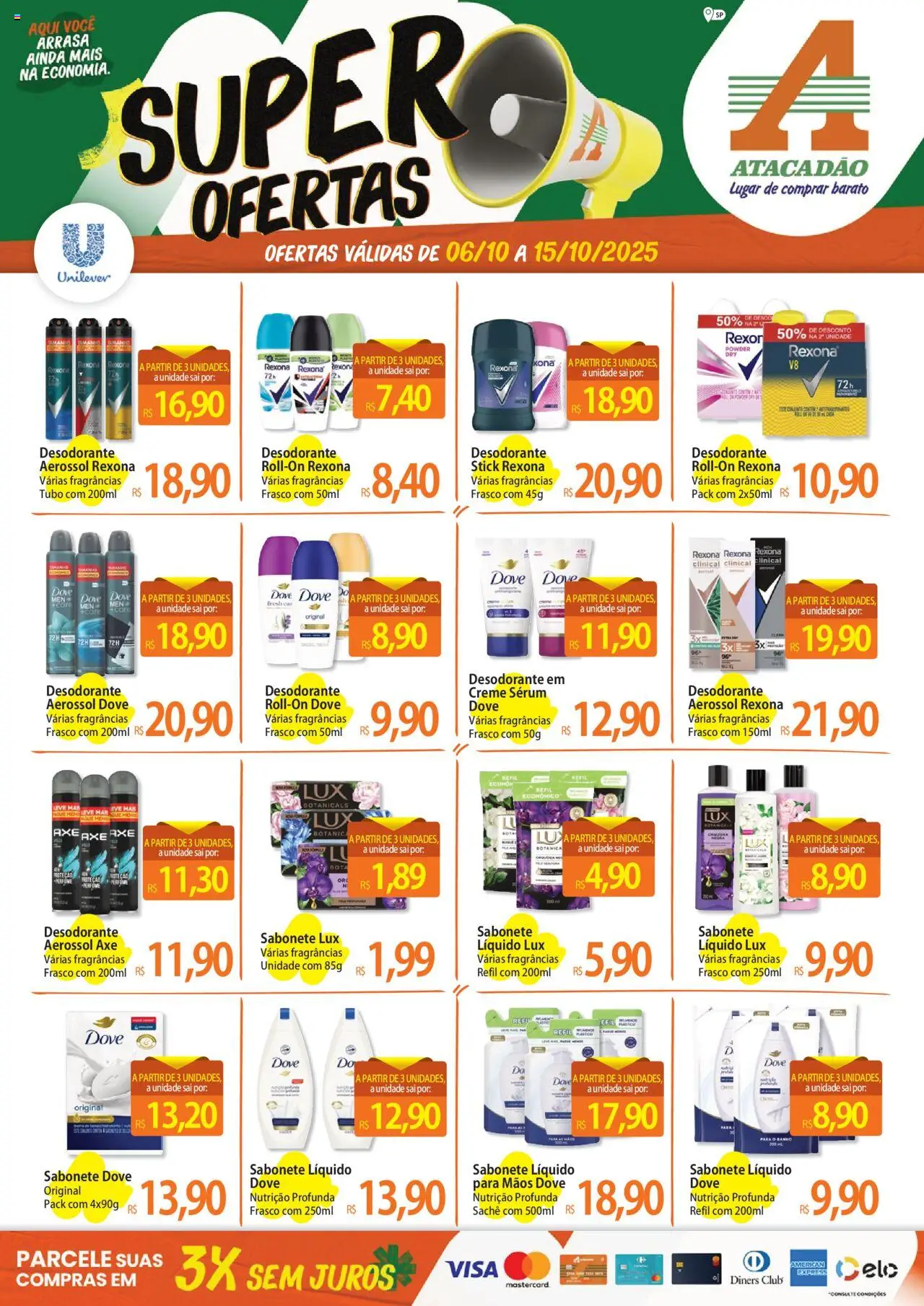 Atacadão folheto "Ofertas - SP" válido a partir de 06/10/2025 - número de página 1