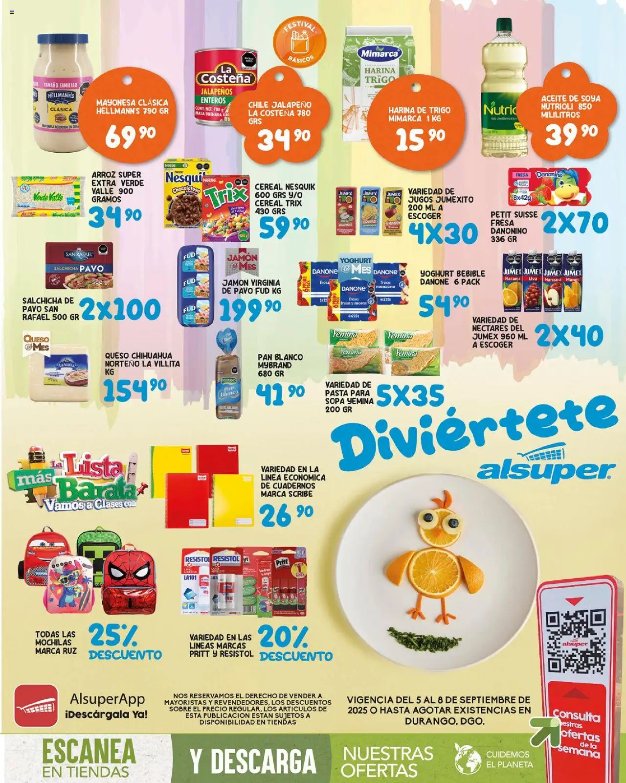Folleto - Durango Alsuper y sus promociones válidas desde el 05/09/2025 - Número de página 1