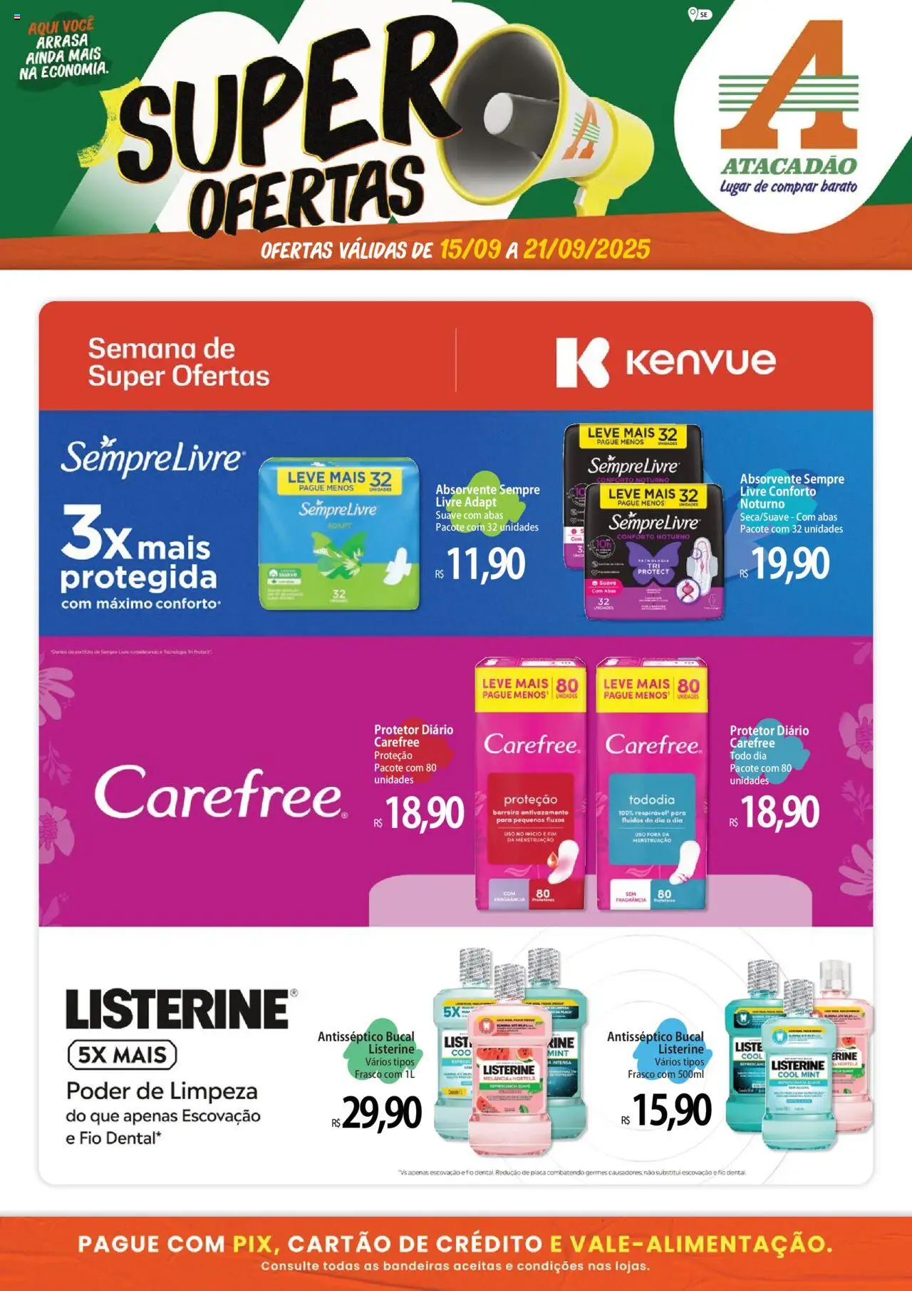 Atacadão folheto "Ofertas - SE" válido a partir de 15/09/2025 - número de página 1