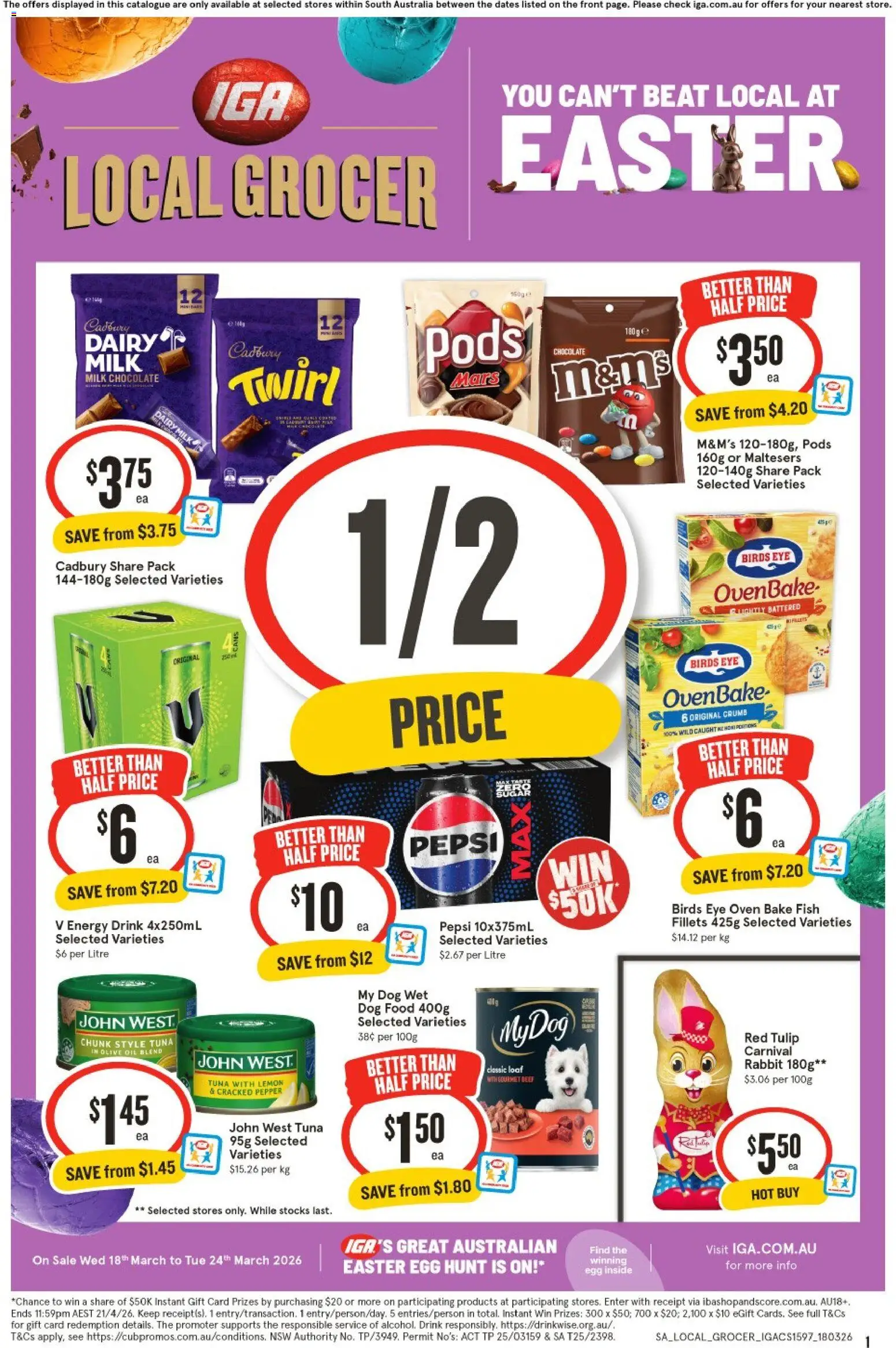 Preview of catalogue IGA Local Grocer SA from shop IGA valid 18/03/2026