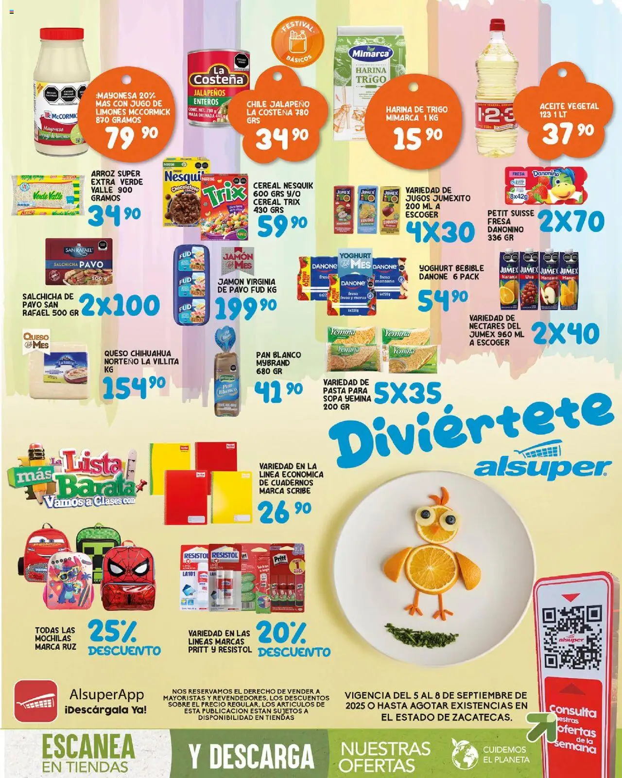 Folleto - Zacatecas Alsuper y sus promociones válidas desde el 05/09/2025 - Número de página 1