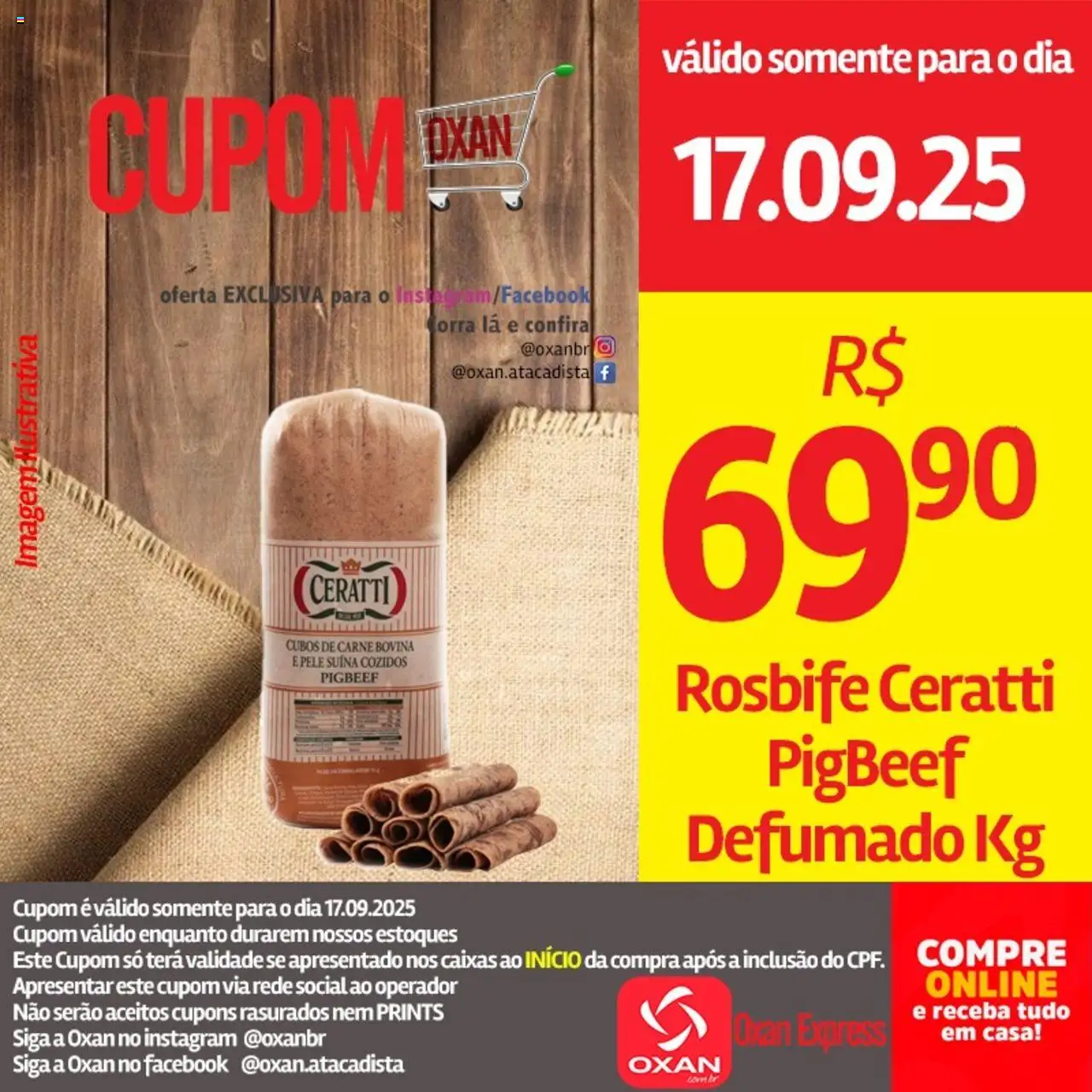 Oxan Atacadista folheto "Ofertas da semana" válido a partir de 17/09/2025 - número de página 1