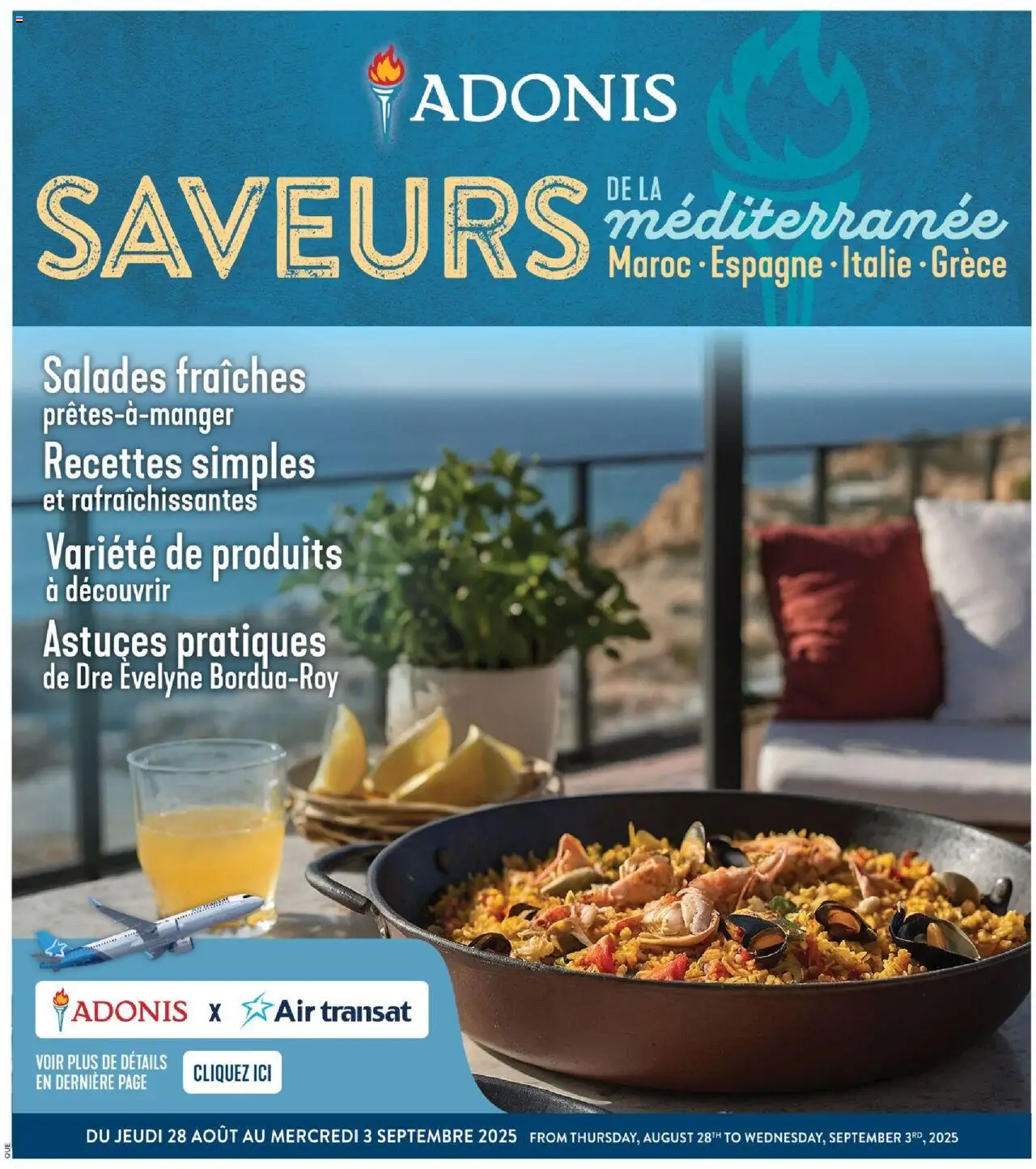 Adonis flyer valid from Aug 28, 2025 - page number 1