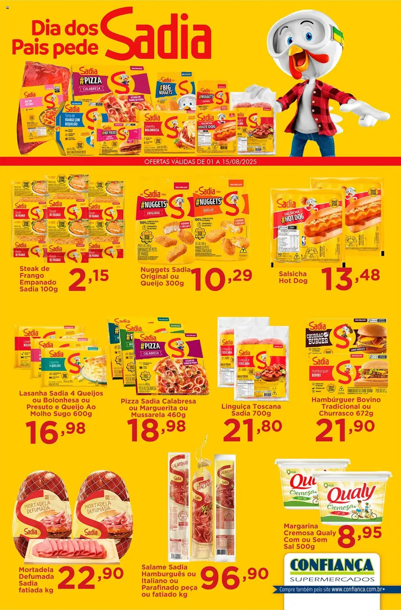 Confiança folheto "Ofertas BRF" válido a partir de 01/08/2025 - número de página 1