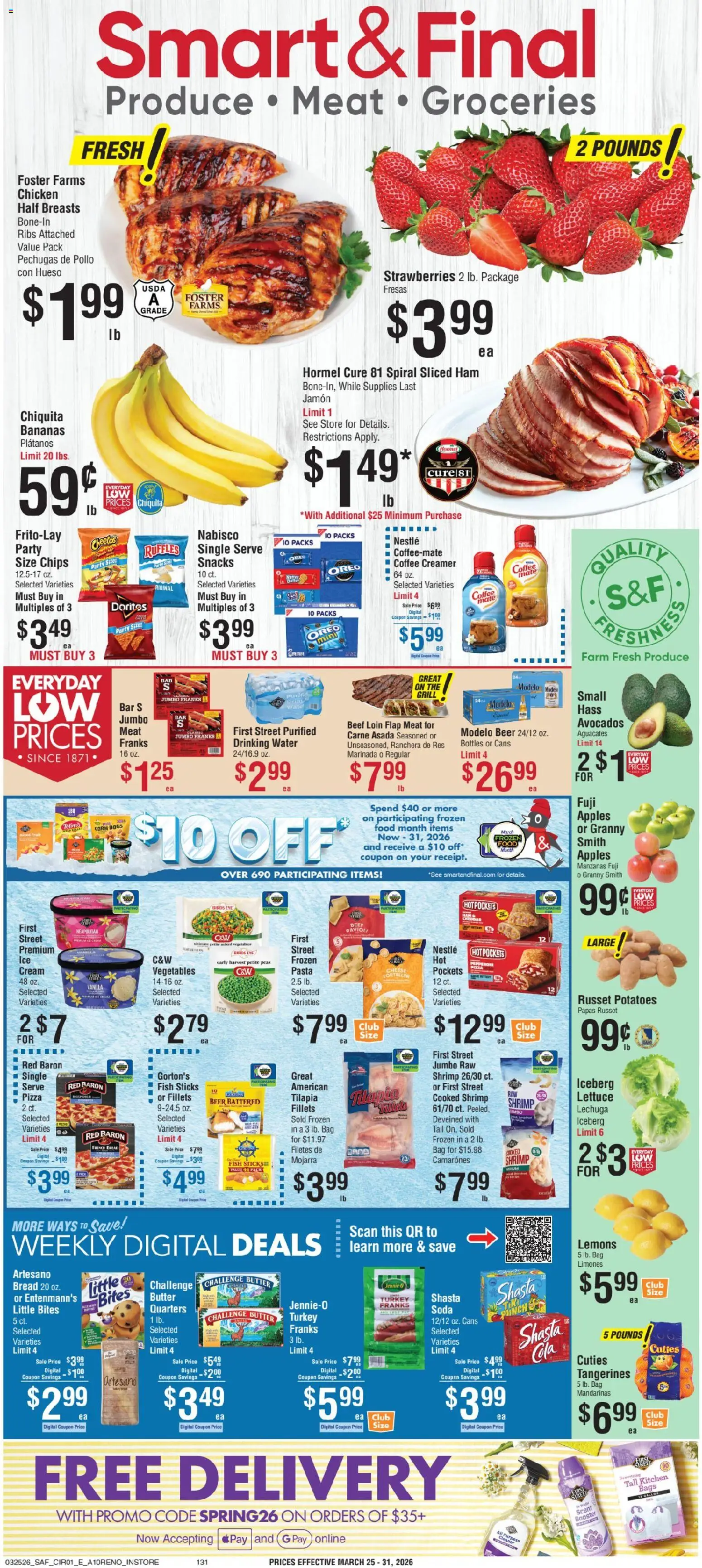 Ad Preview of Smart & Final Smart & Final Weekly Ad from 03/25/2026