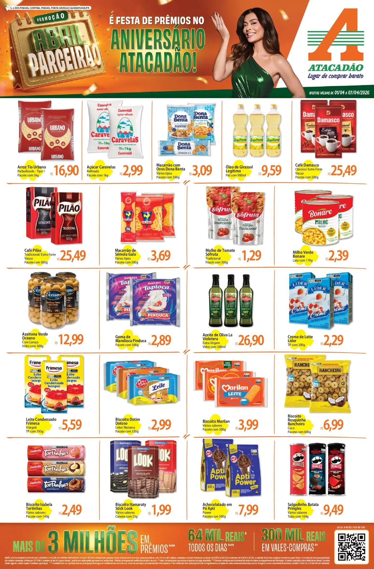 Pré-Visualização do folheto "Atacadão ofertas - PR" da loja Atacadão válido a partir de 01/04/2026