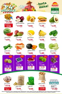 Pré-Visualização do folheto "Encarte - Folheto" da loja Assaí Atacadista válido a partir de 27/01/2026