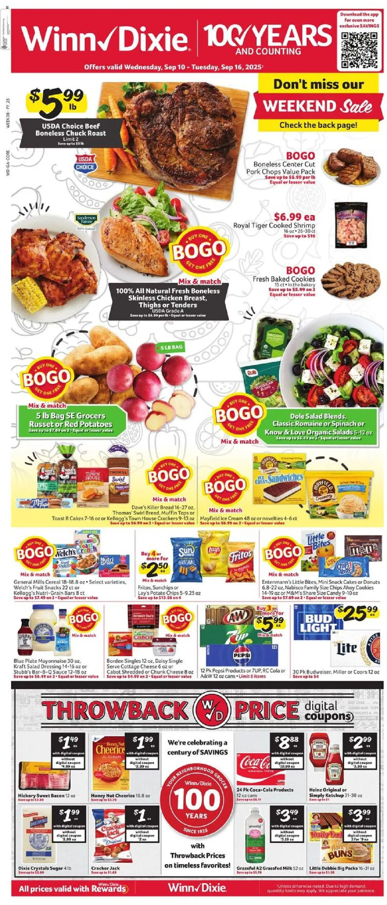 Winn Dixie Weekly Ad from 09/10/2025 - Flyer - Page number 1