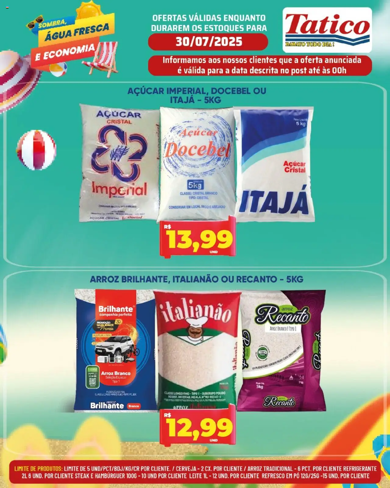 Tatico folheto "Ofertas do Dia" válido a partir de 30/07/2025 - número de página 1