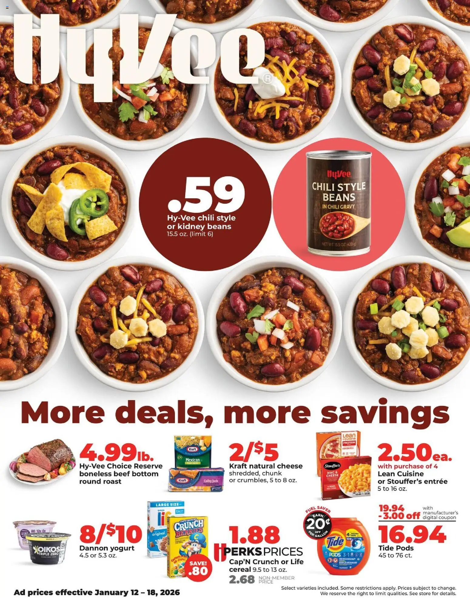 Ad Preview of HyVee Weekly Ad from 01/12/2026
