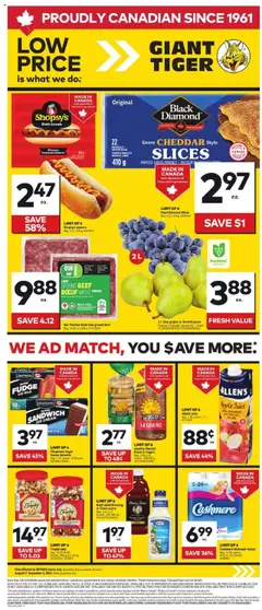 Preview of leaflet Weekly Flyer from shop Giant Tiger is valid from Aug 27, 2025
