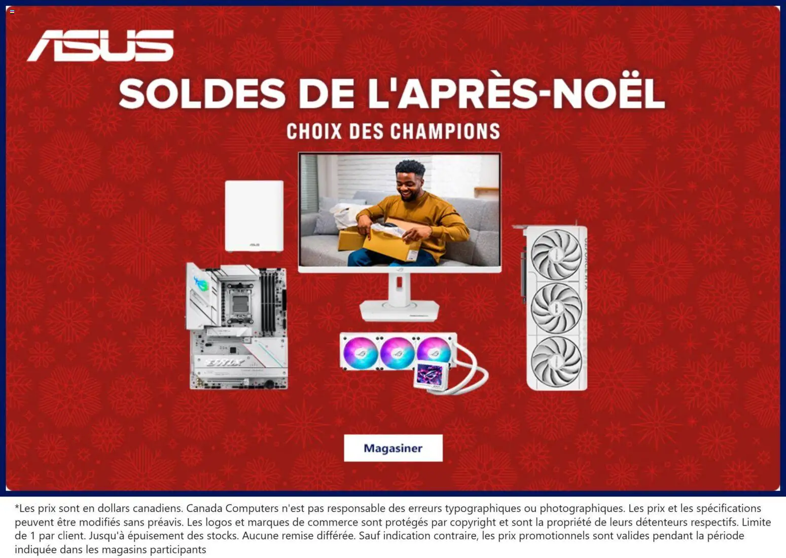Preview of leaflet Circulaire from shop Canada Computers is valid from Dec 26, 2025