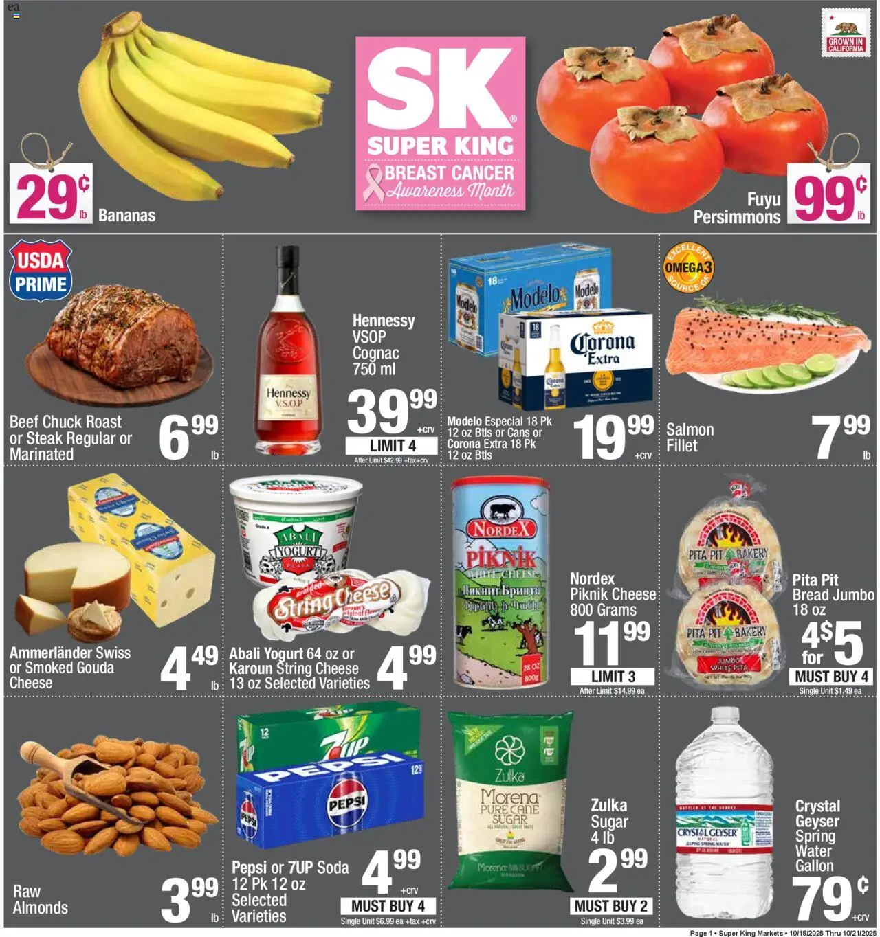 Super King Weekly Ad from 10/15/2025 - Flyer - Page number 1