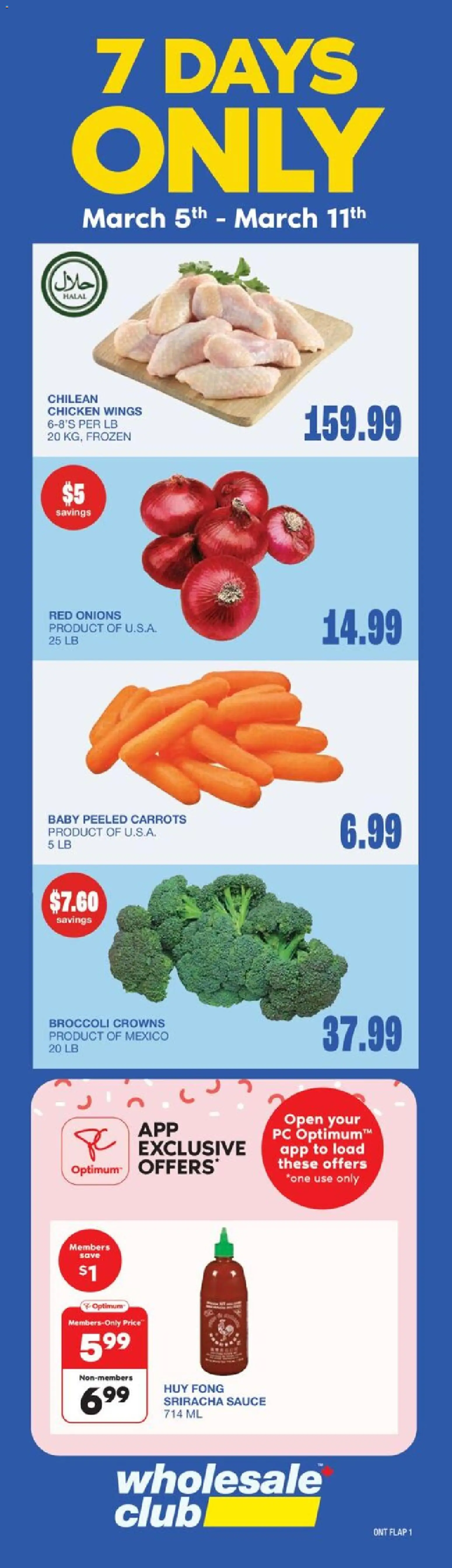 Preview of leaflet Weekly flyer / circulaire from shop Wholesale Club is valid from Feb 19, 2026