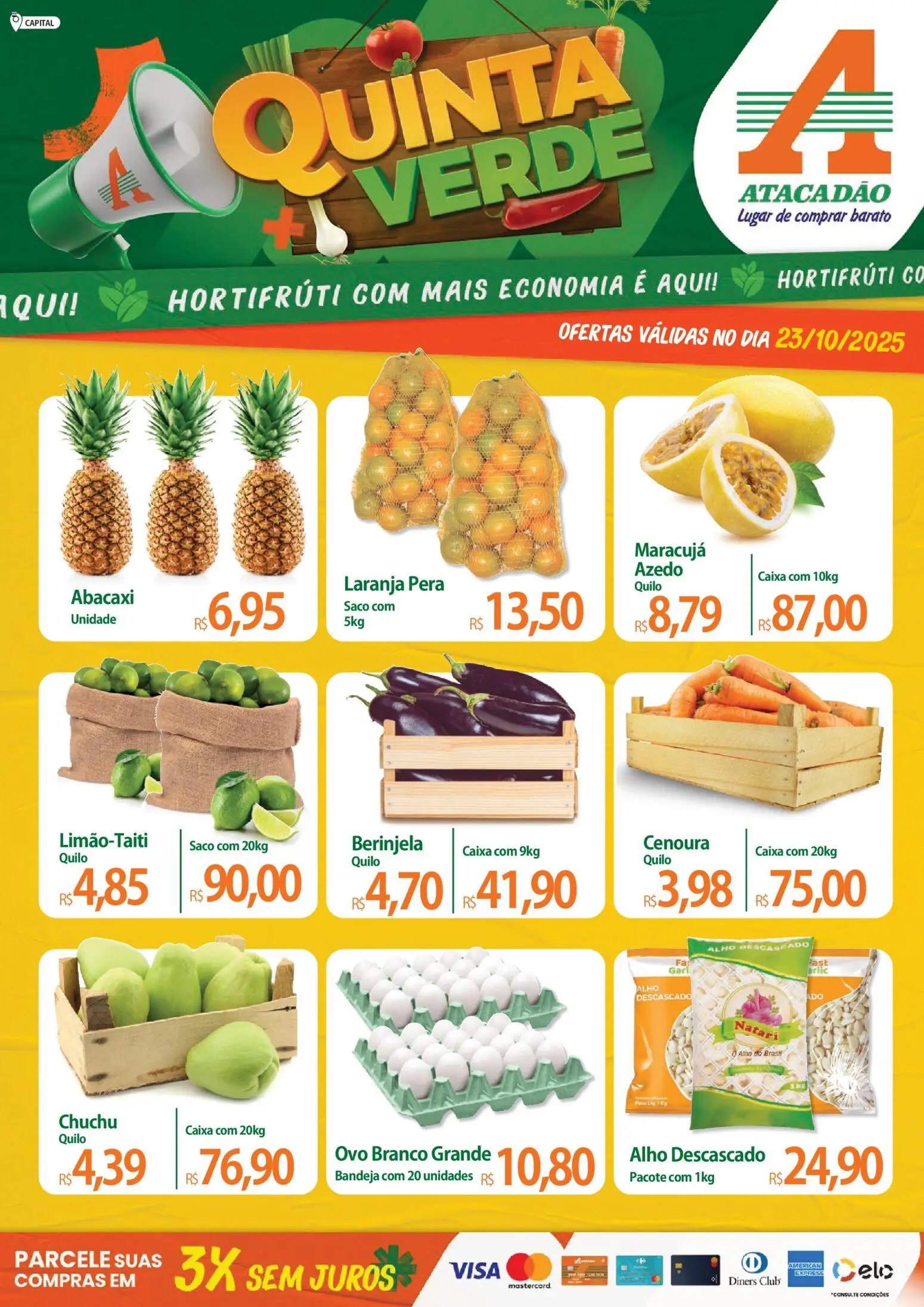 Atacadão folheto "Ofertas - SP" válido a partir de 23/10/2025 - número de página 1
