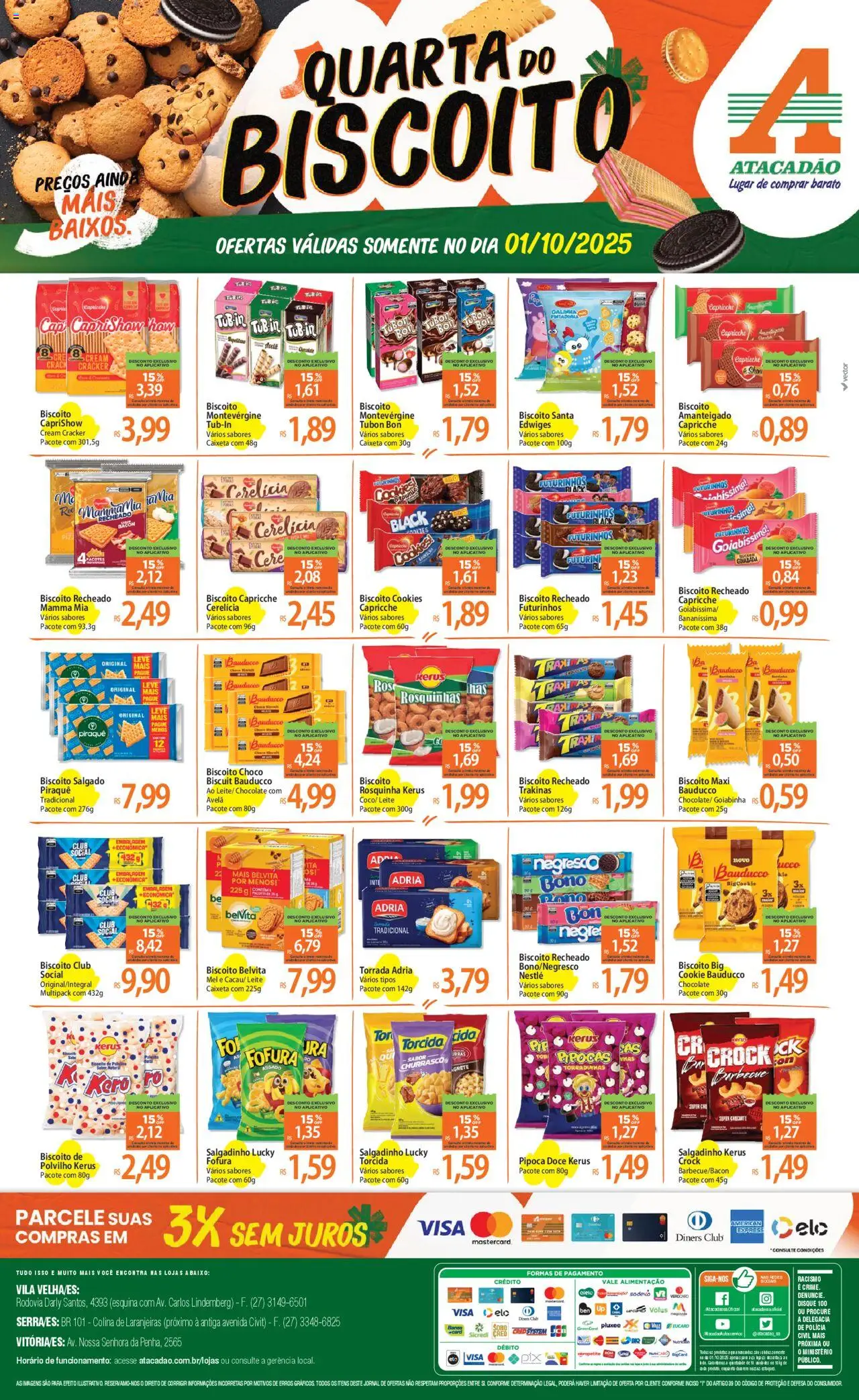 Atacadão folheto "Ofertas - ES" válido a partir de 01/10/2025 - número de página 1