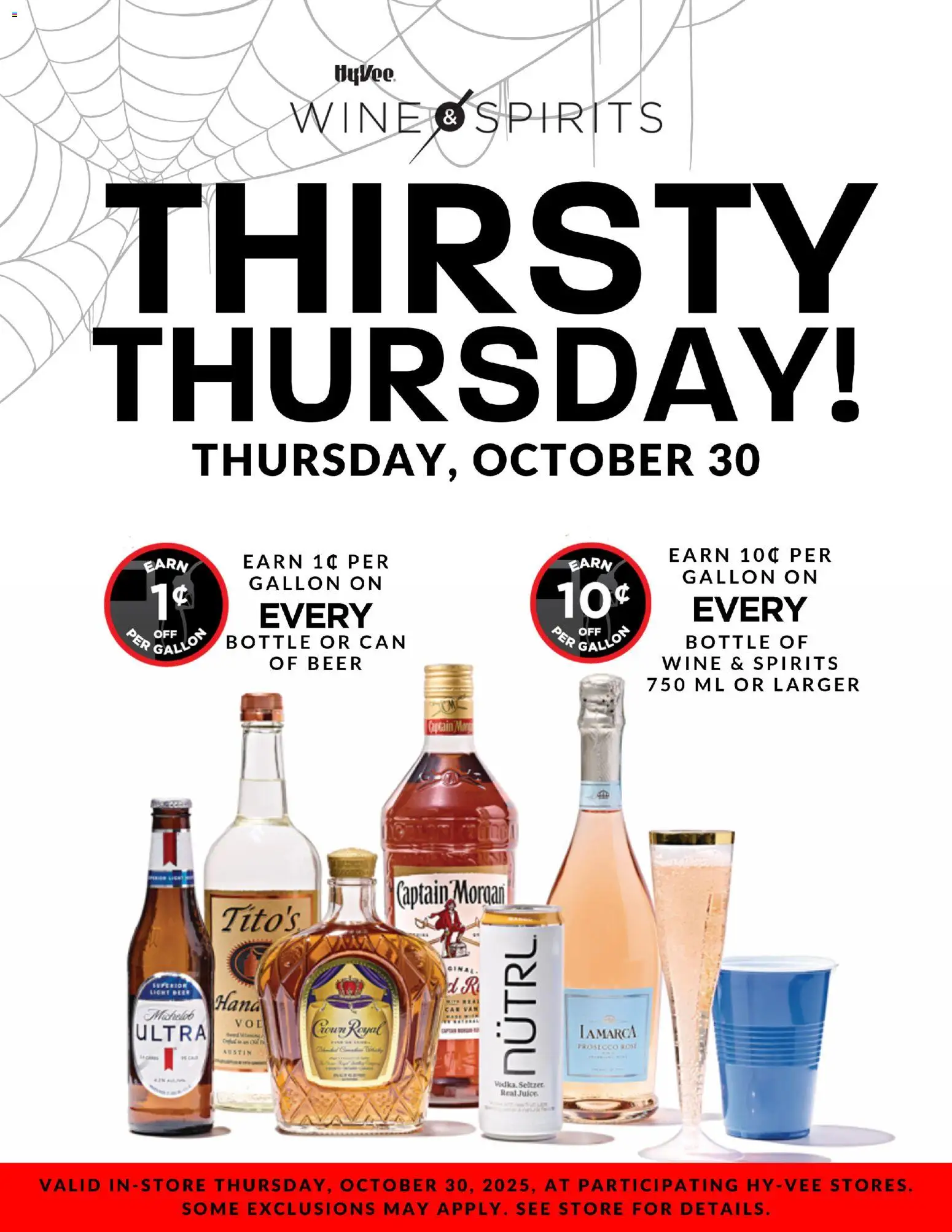 HyVee Thirsty Thursday from 10/30/2025 - Flyer - Page number 1