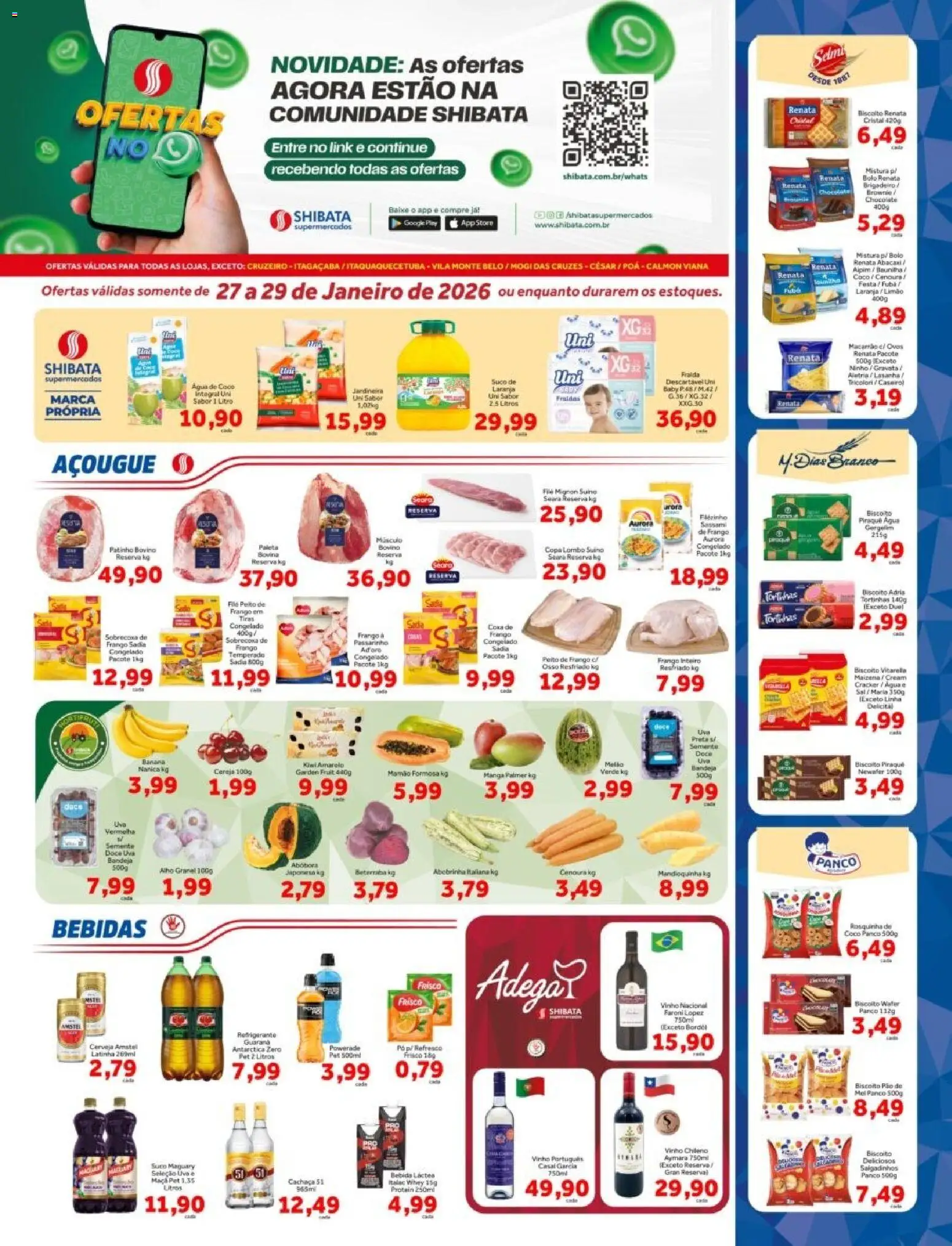 Pré-Visualização do folheto "Ofertas da semana" da loja Shibata válido a partir de 27/01/2026