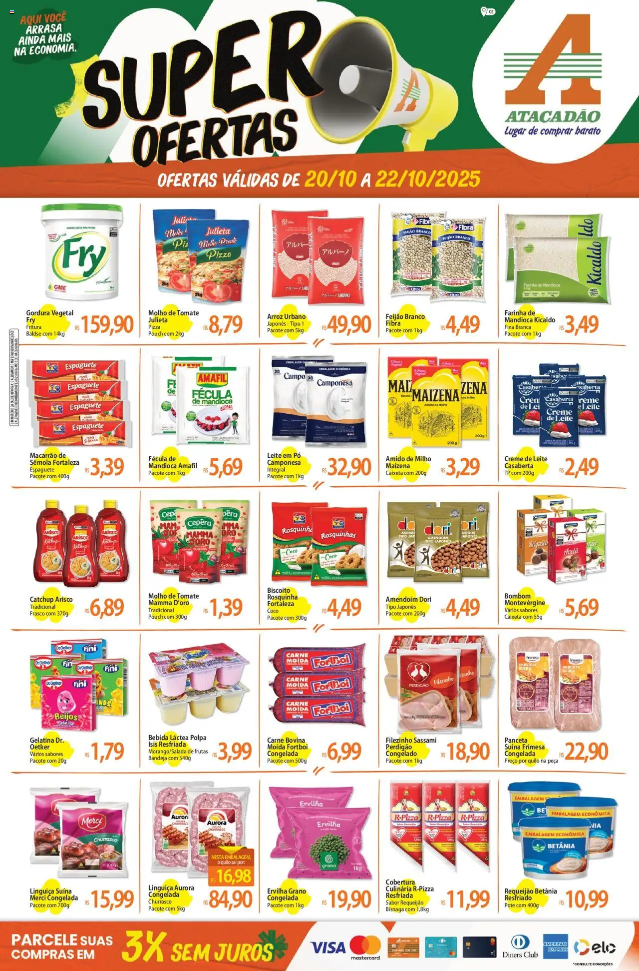 Atacadão folheto "Ofertas - CE" válido a partir de 20/10/2025 - número de página 1