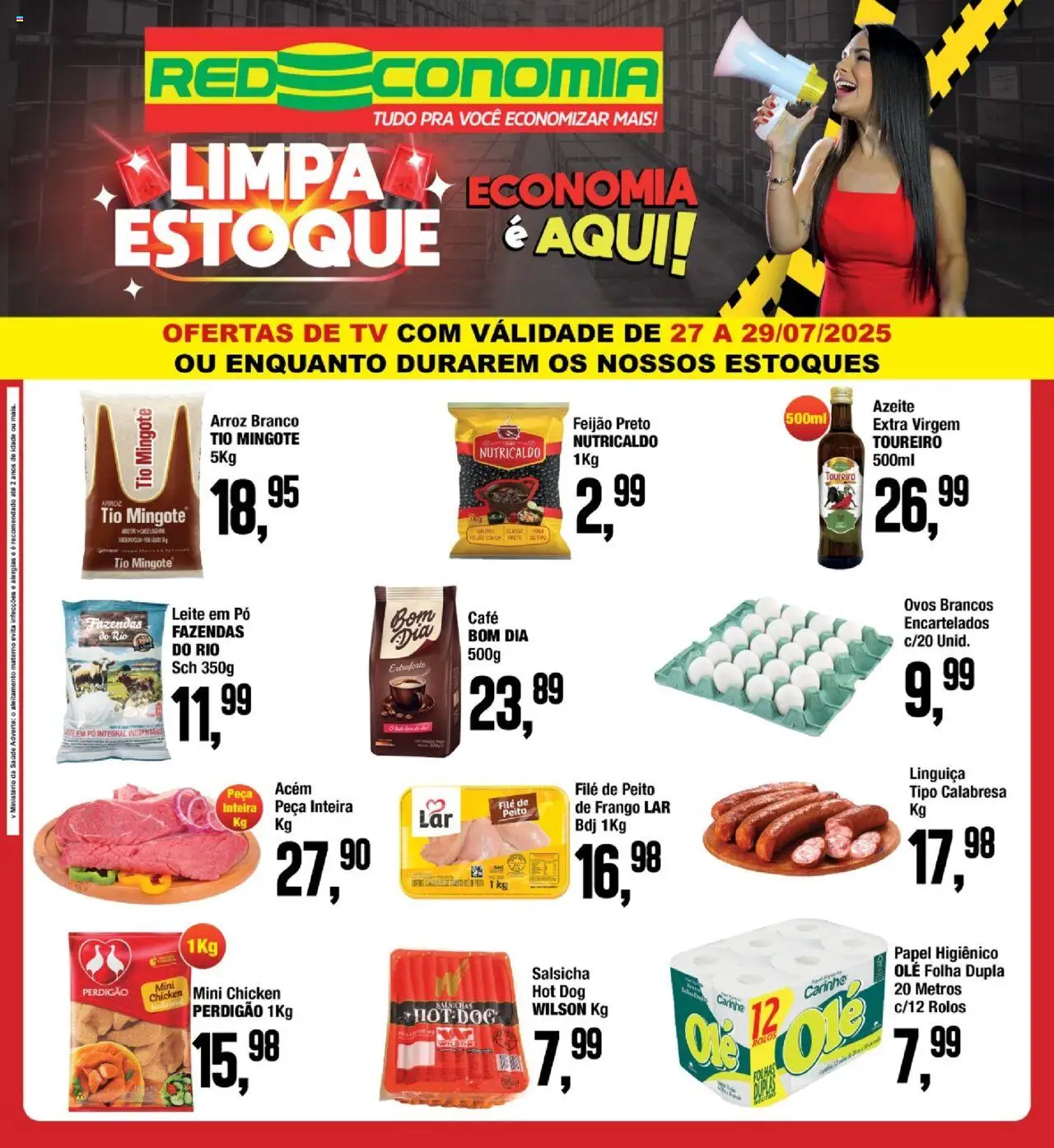 RedEconomia folheto "Encarte" válido a partir de 27/07/2025 - número de página 1