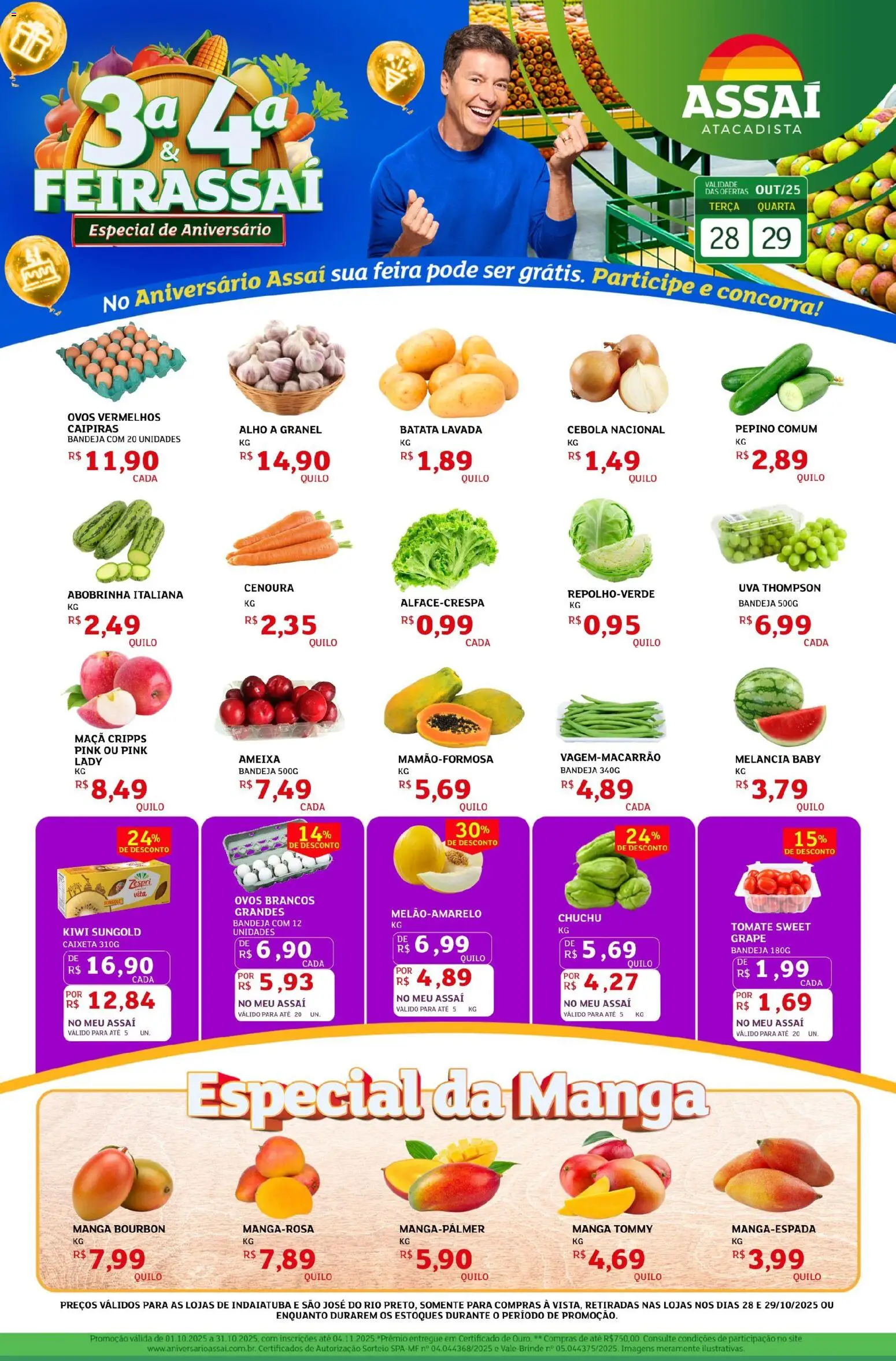 Assaí Atacadista folheto "Encarte - SP" válido a partir de 28/10/2025 - número de página 1