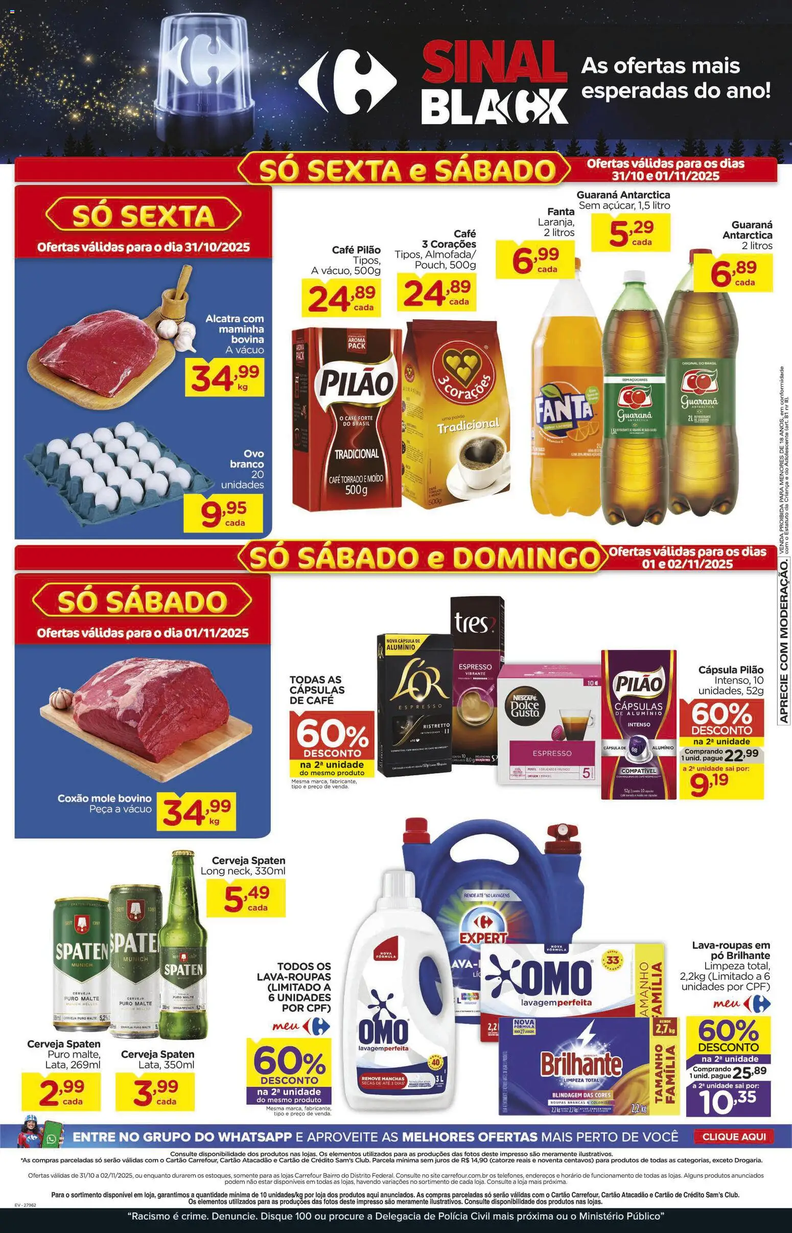 Pré-Visualização do folheto "Black Friday" da loja Carrefour Bairro válido a partir de 31/10/2025