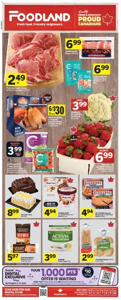 Preview of leaflet Weekly Flyer - NL from shop Foodland is valid from Sep 04, 2025